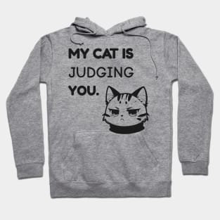 My Cat Is Judging You Hoodie